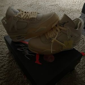 Jordan 4 Off-White Sail